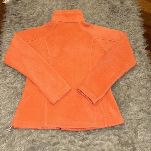 Columbia women’s orange polyester fleece zip up jacket - Picture 5 of 5